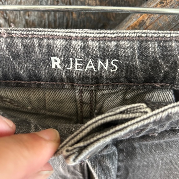 Women's RJeans Trouser Style Jeans Grey - Picture 3 of 4